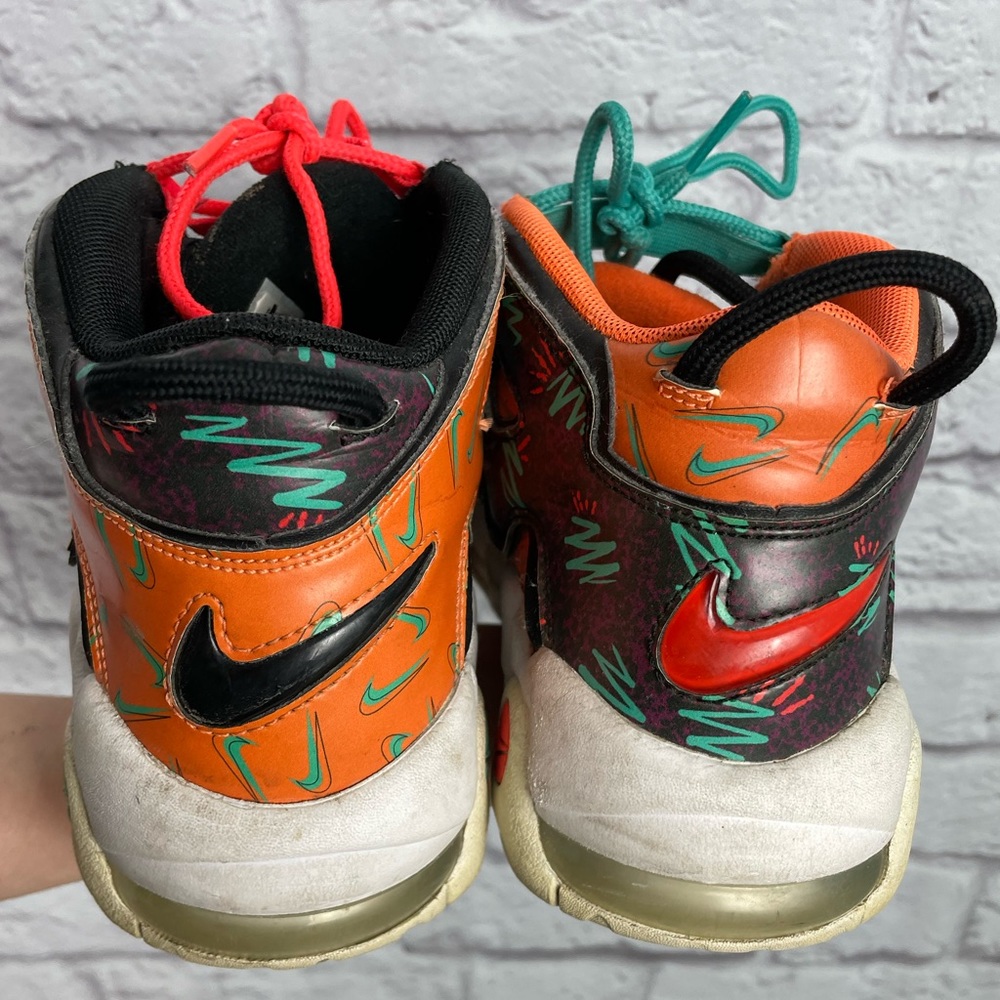 Nike Air More Uptempo Gs What The 90s Sneakers Size 6.5Y - Picture 3 of 9